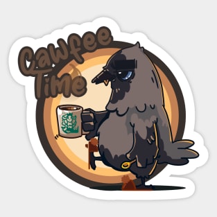 Cawfee Time Sticker